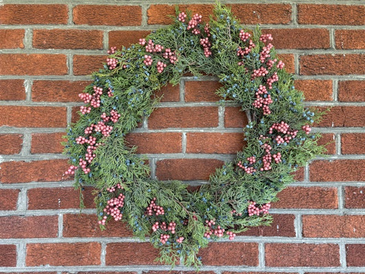 Blueberried Juniper & Pepperberry Wreath