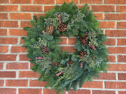 Pepperberry Cone Wreath